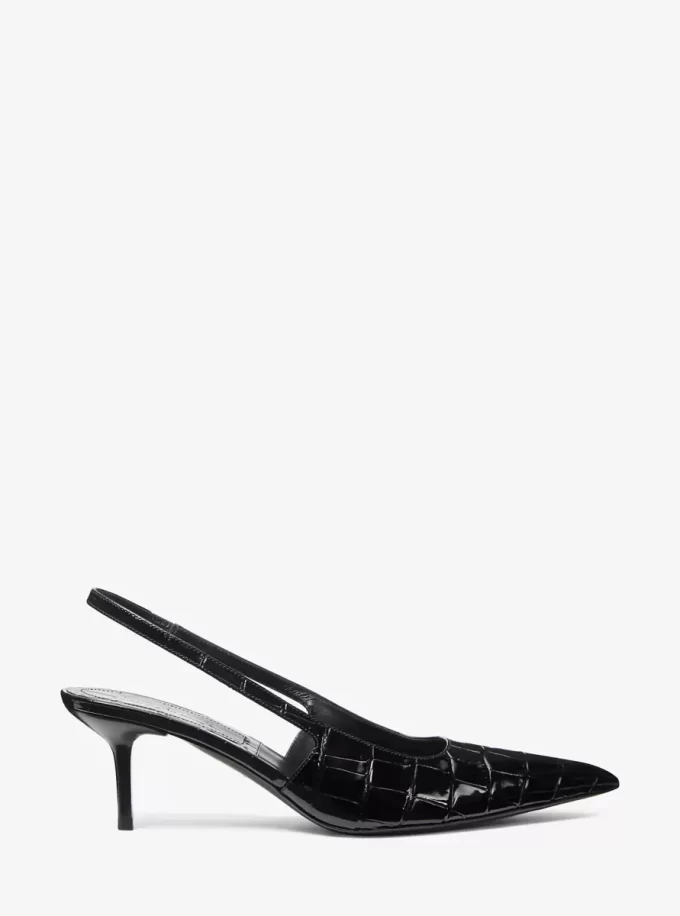 Pantofi sport Emma Crocodile din piele cu relief Pantofi sport Emma Crocodile din piele cu relief