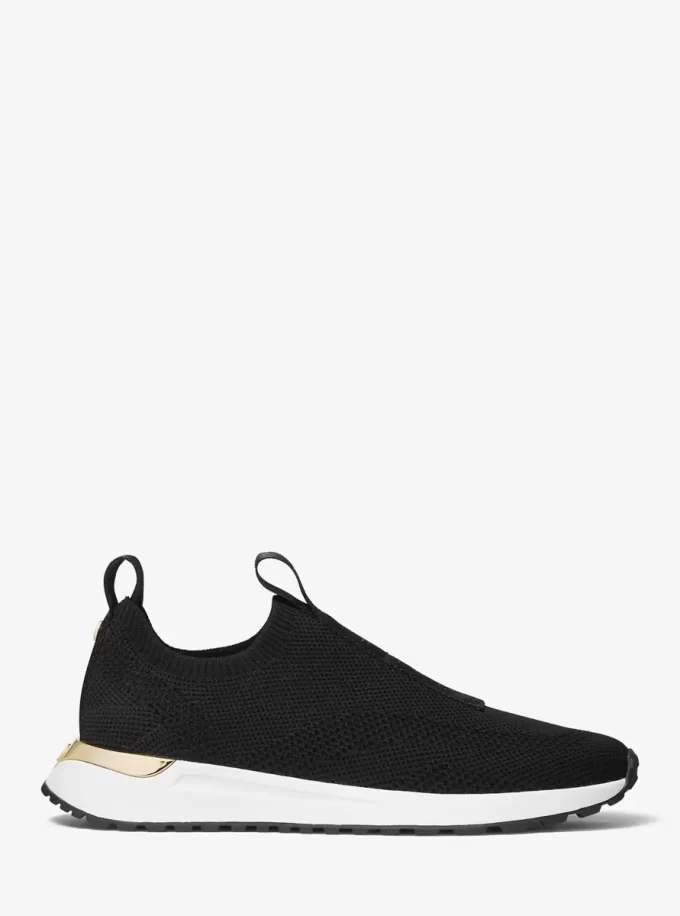 Pantofi sport fără slip-on cu bandă din plasă și logo Bodie