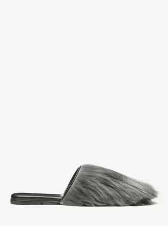 Papuci Liisa din piele de shearling