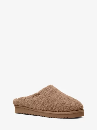 Papuci Seb din imitație de shearling