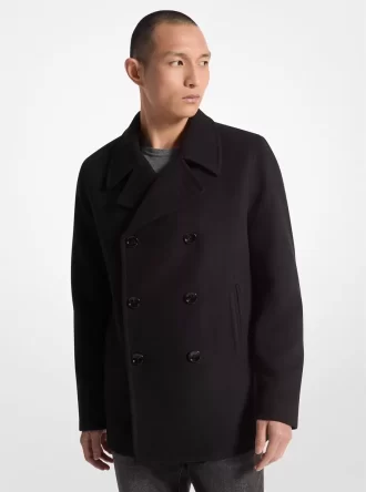 Peacoat cu două rânduri de nasturi Peacoat cu două rânduri de nasturi