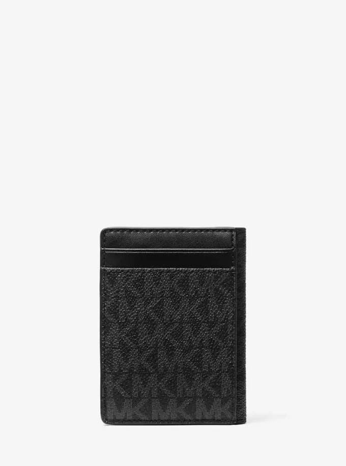Portofel bifold cu logo Cooper Signature Portofel bifold cu logo Cooper Signature