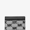 Portofel bifold cu logo jacquard Cooper