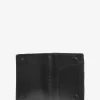 Portofel bifold cu logo jacquard Cooper