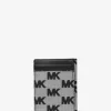 Portofel bifold cu logo jacquard Cooper