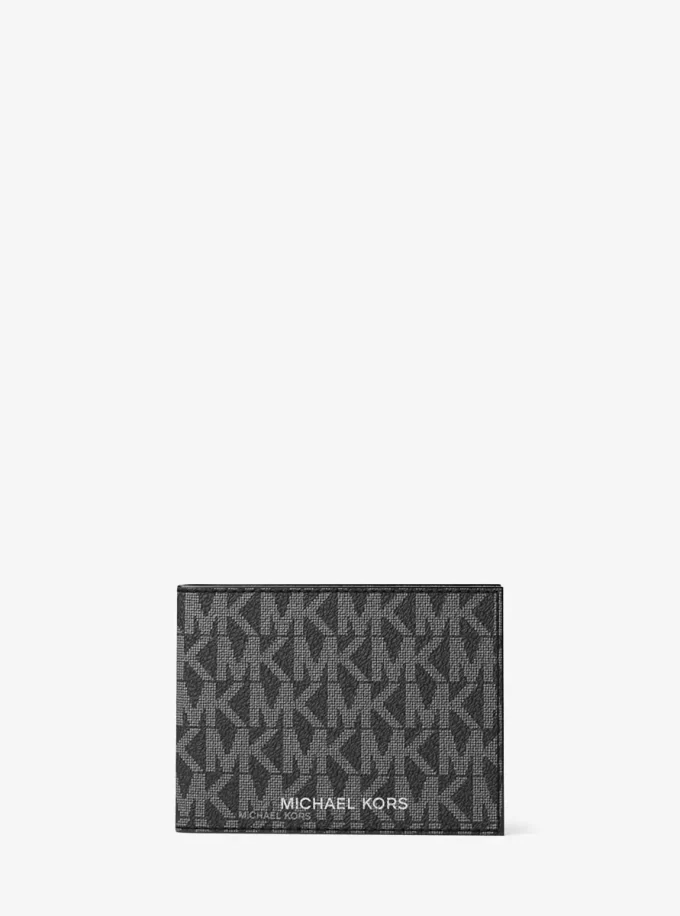 Portofel Cooper Signature Logo Billfold cu portbagaj și etichetă Portofel Cooper Signature Logo Billfold cu portbagaj și etichetă
