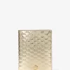 Portofel Jet Set Mediu cu Logo Metallic în relief pentru pașaport