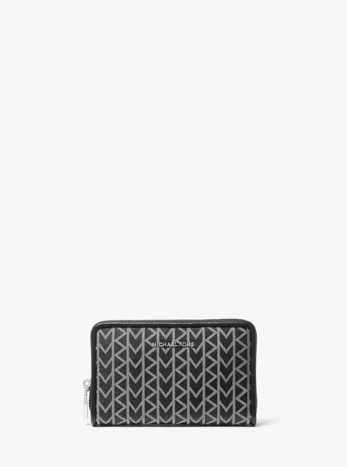 Portofel mic Jet Set MK2000 cu logo jacquard Portofel mic Jet Set MK2000 cu logo jacquard