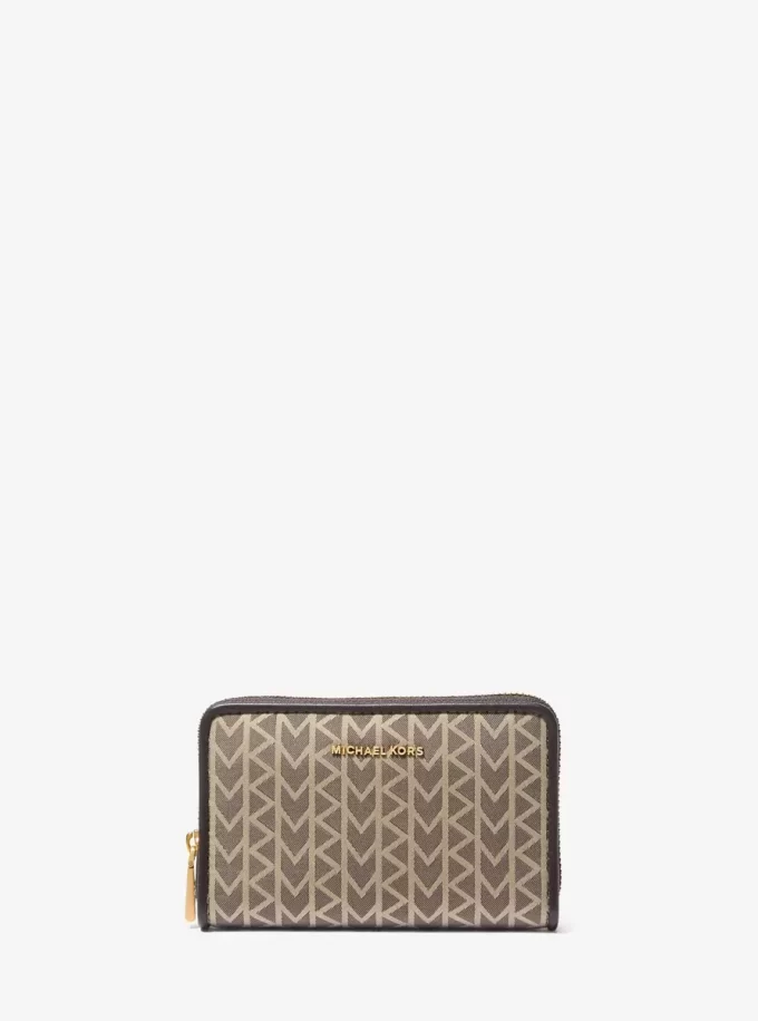Portofel mic Jet Set MK2000 cu logo jacquard Portofel mic Jet Set MK2000 cu logo jacquard