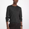 Pulover din lână metalizată Pulover din lână metalizată