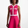 Rochie cu capse din amestec de viscoză Rochie cu capse din amestec de viscoză