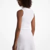 Rochie cu fermoar și logo din jacquard