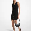 Rochie cu nervuri din amestec de viscoză Rochie cu nervuri din amestec de viscoză