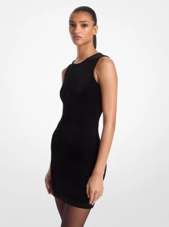 Rochie de catifea smocked