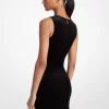 Rochie de catifea smocked