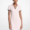 Rochie de tenis din tricot jacquard cu logo