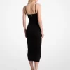 Rochie din jerseu mat elastic, cu pliuri Rochie din jerseu mat elastic, cu pliuri