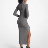 Rochie elastică din lână pliată Rochie elastică din lână pliată