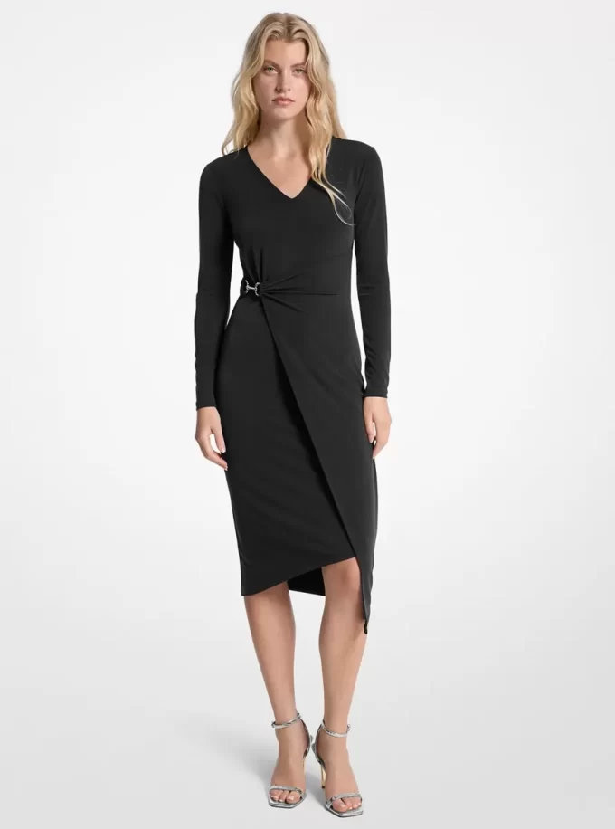 Rochie extensibilă din jerseu mat Rochie extensibilă din jerseu mat