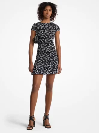 Rochie Georgette cu imprimeu floral