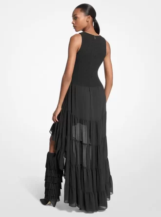 Rochie Georgette cu imprimeu floral