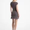 Rochie Georgette cu imprimeu floral smocked Rochie Georgette cu imprimeu floral smocked