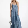 Rochie lejeră cu imprimeu floral și dantelă Rochie lejeră cu imprimeu floral și dantelă