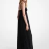 Rochie maxi plisată din Georgette Rochie maxi plisată din Georgette