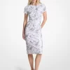 Rochie midi cu imprimeu paisley și imprimeu scuba Rochie midi cu imprimeu paisley și imprimeu scuba