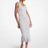 Rochie midi tricotată metalică Rochie midi tricotată metalică