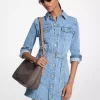 Rochie mini cu curea din denim
