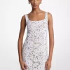 Rochie mini cu imprimeu floral și dantelă Rochie mini cu imprimeu floral și dantelă
