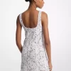 Rochie mini cu imprimeu floral și dantelă Rochie mini cu imprimeu floral și dantelă