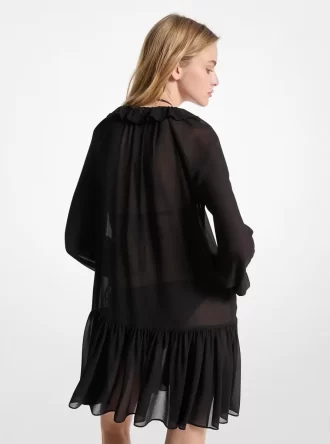 Rochie mini cu volane
