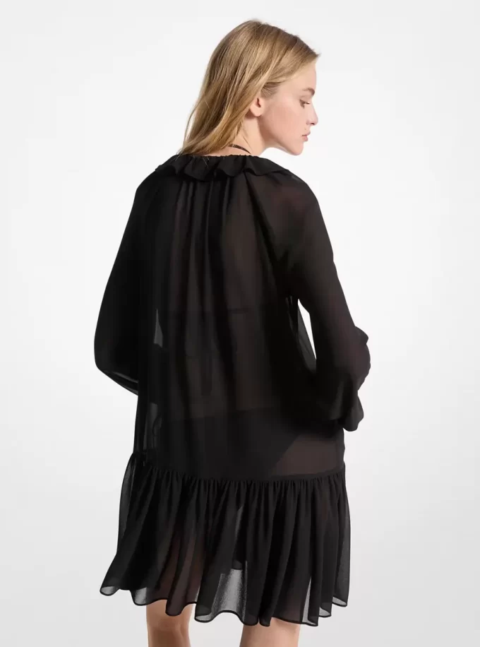 Rochie mini cu volane