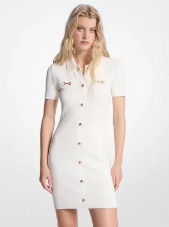 Rochie mini din amestec de viscoză