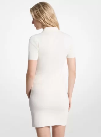 Rochie mini din amestec de viscoză