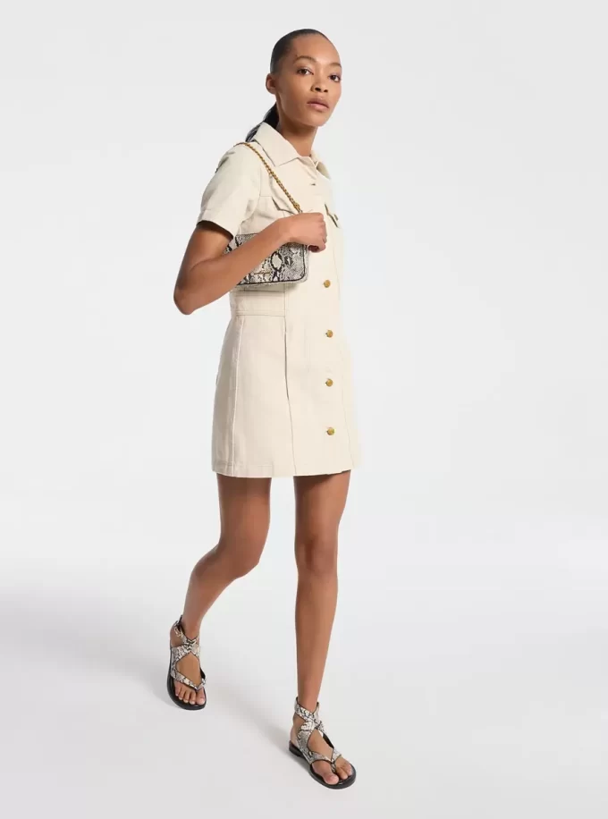 Rochie mini din denim