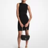 Rochie mini din jerseu, elastic, cu volan Rochie mini din jerseu, elastic, cu volan