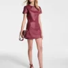 Rochie mini din piele