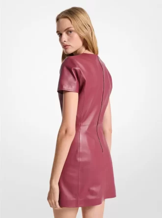 Rochie mini din piele