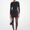 Rochie mini Scuba cu ornament Rochie mini Scuba cu ornament