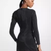 Rochie mini Scuba cu ornament Rochie mini Scuba cu ornament