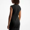 Rochie pulover jacquard cu mâneci raglan și logo Rochie pulover jacquard cu mâneci raglan și logo