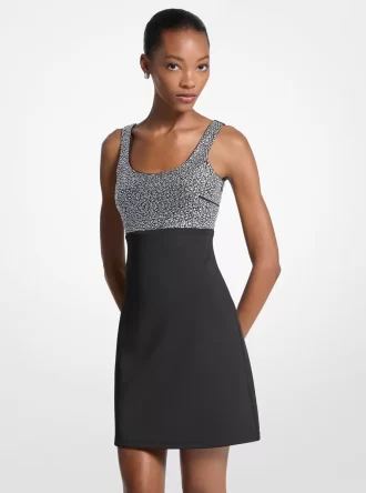 Rochie Scuba cu ornament