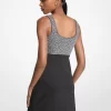 Rochie Scuba cu ornament