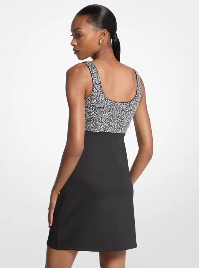 Rochie Scuba cu ornament