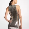 Rochie tip maiou din jerseu cu paiete Rochie tip maiou din jerseu cu paiete