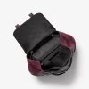 Rucsac Colby Medium din piele lustruită cu logo în relief Rucsac Colby Medium din piele lustruită cu logo în relief