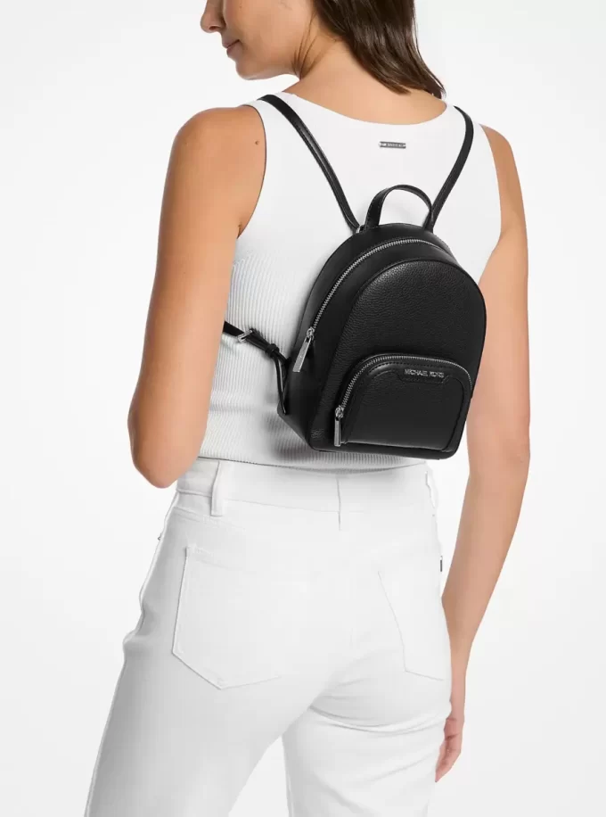 Rucsac convertibil Jaycee extra-mic din piele cu aspect granulat Rucsac convertibil Jaycee extra-mic din piele cu aspect granulat